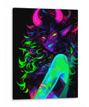 Demonia de Neón - Sae Art | Cuadro decorativo de Canvas Lab