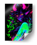 Demonia de Neón - Sae Art | Cuadro decorativo de Canvas Lab