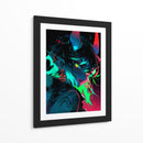 Oni de Neón - Sae Art | Cuadro decorativo de Canvas Lab