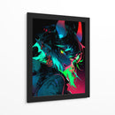 Oni de Neón - Sae Art | Cuadro decorativo de Canvas Lab