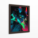 Oni de Neón - Sae Art | Cuadro decorativo de Canvas Lab