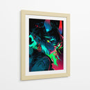Oni de Neón - Sae Art | Cuadro decorativo de Canvas Lab