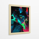 Oni de Neón - Sae Art | Cuadro decorativo de Canvas Lab
