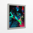 Oni de Neón - Sae Art | Cuadro decorativo de Canvas Lab