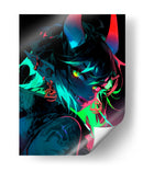 Oni de Neón - Sae Art | Cuadro decorativo de Canvas Lab