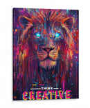 Rey del Glitch - Sae Art | Cuadro decorativo de Canvas Lab