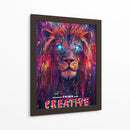 Rey del Glitch - Sae Art | Cuadro decorativo de Canvas Lab
