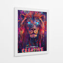 Rey del Glitch - Sae Art | Cuadro decorativo de Canvas Lab