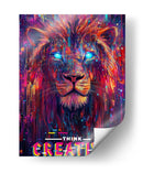 Rey del Glitch - Sae Art | Cuadro decorativo de Canvas Lab