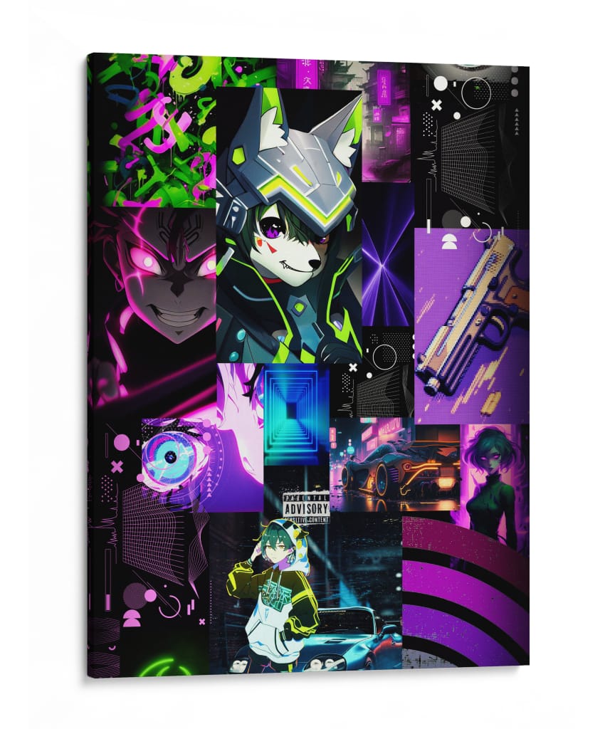 Matriz de Anime - Sae Art | Cuadro decorativo de Canvas Lab