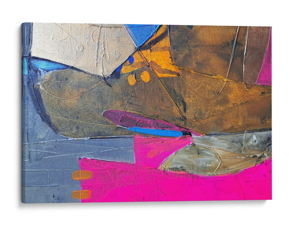Velero en óxido y fucsia - Alejandro Ruízmar | Cuadro decorativo de Canvas Lab