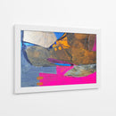 Velero en óxido y fucsia - Alejandro Ruízmar | Cuadro decorativo de Canvas Lab