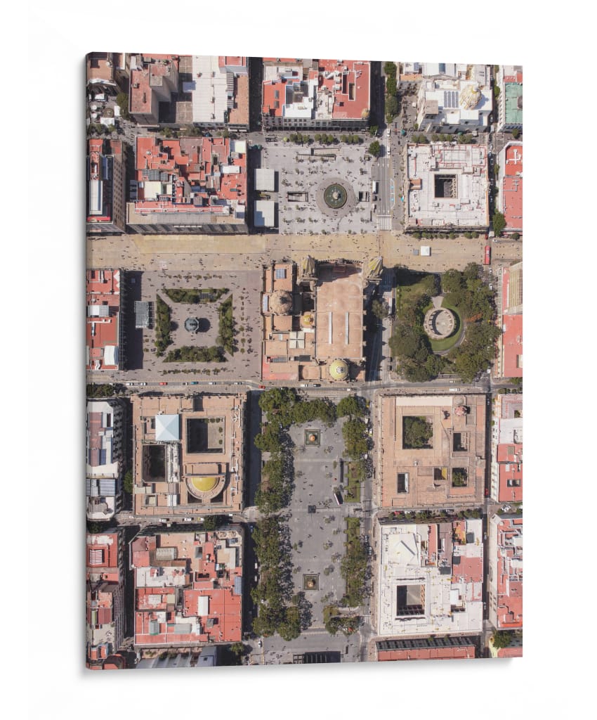 Centro Histórico de Guadalajara desde el Aire - Abner Fabian | Cuadro decorativo de Canvas Lab