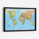 World wall map | Cuadro decorativo de Canvas Lab