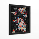 Alrededor del Mundo - Sae Art | Cuadro decorativo de Canvas Lab