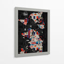 Alrededor del Mundo - Sae Art | Cuadro decorativo de Canvas Lab
