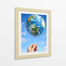 Balloon Earth - Vicky Hanggara | Cuadro decorativo de Canvas Lab