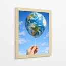 Balloon Earth - Vicky Hanggara | Cuadro decorativo de Canvas Lab