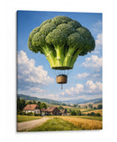 Brocolli air - Vicky Hanggara | Cuadro decorativo de Canvas Lab