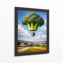 Brocolli air - Vicky Hanggara | Cuadro decorativo de Canvas Lab