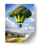 Brocolli air - Vicky Hanggara | Cuadro decorativo de Canvas Lab