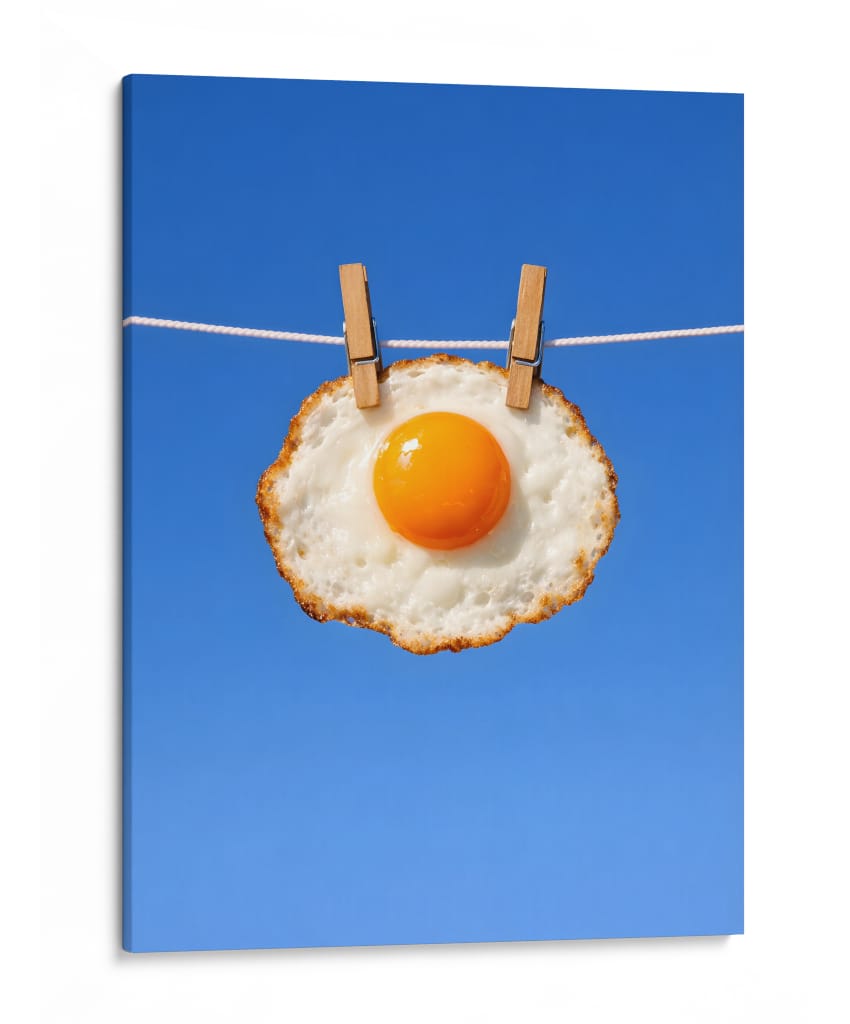 Cook Egg - Vicky Hanggara | Cuadro decorativo de Canvas Lab