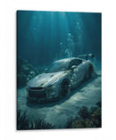 Sport Car Underwater  - Vicky Hanggara | Cuadro decorativo de Canvas Lab
