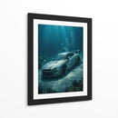 Sport Car Underwater  - Vicky Hanggara | Cuadro decorativo de Canvas Lab