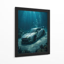 Sport Car Underwater  - Vicky Hanggara | Cuadro decorativo de Canvas Lab