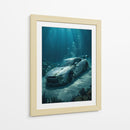 Sport Car Underwater  - Vicky Hanggara | Cuadro decorativo de Canvas Lab