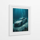 Sport Car Underwater  - Vicky Hanggara | Cuadro decorativo de Canvas Lab