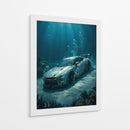 Sport Car Underwater  - Vicky Hanggara | Cuadro decorativo de Canvas Lab