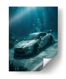 Sport Car Underwater  - Vicky Hanggara | Cuadro decorativo de Canvas Lab