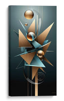 Ángulos de Bronce - Caperh | Cuadro decorativo de Canvas Lab