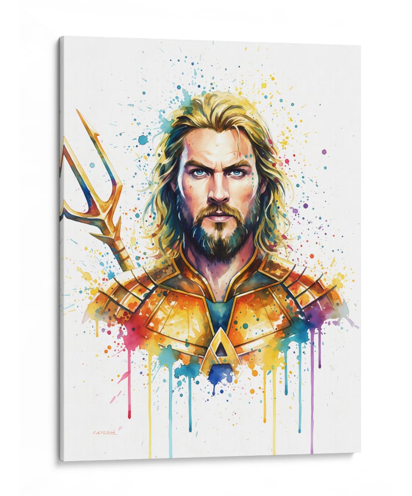 Aquaman - Caperh | Cuadro decorativo de Canvas Lab