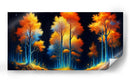 Arboleda Fosforescente - Caperh | Cuadro decorativo de Canvas Lab