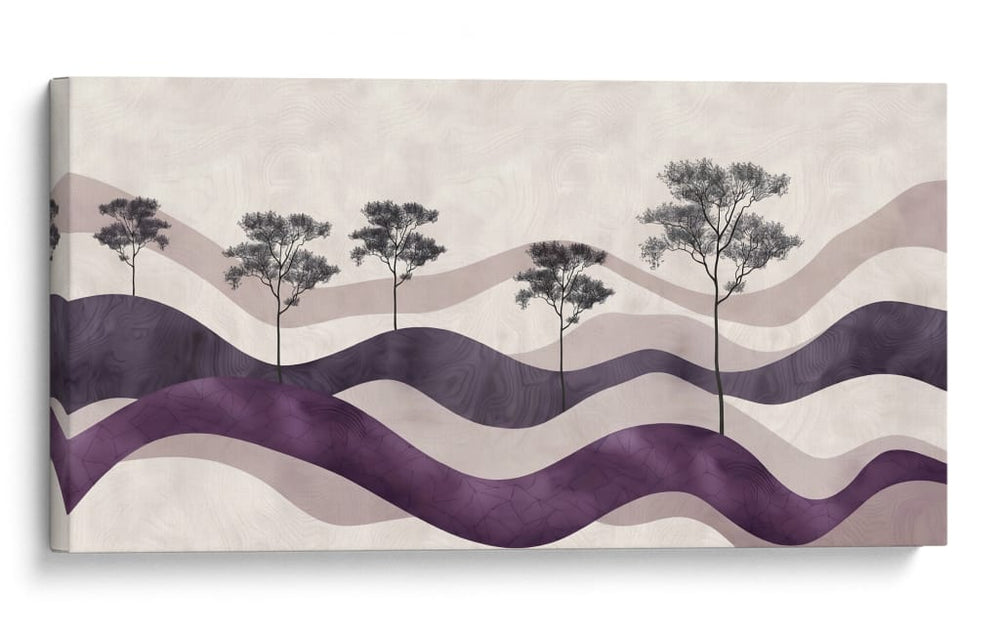Árboles y Curvas - Caperh | Cuadro decorativo de Canvas Lab