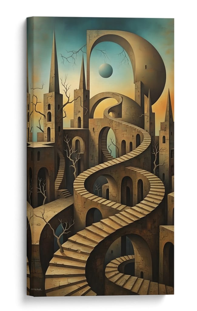 Ascenso del Pensamiento - Caperh | Cuadro decorativo de Canvas Lab