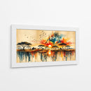 Atardecer en la Sabana - Caperh | Cuadro decorativo de Canvas Lab