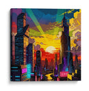 Atardecer Urbano - Caperh | Cuadro decorativo de Canvas Lab