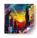 Atardecer Urbano - Caperh | Cuadro decorativo de Canvas Lab