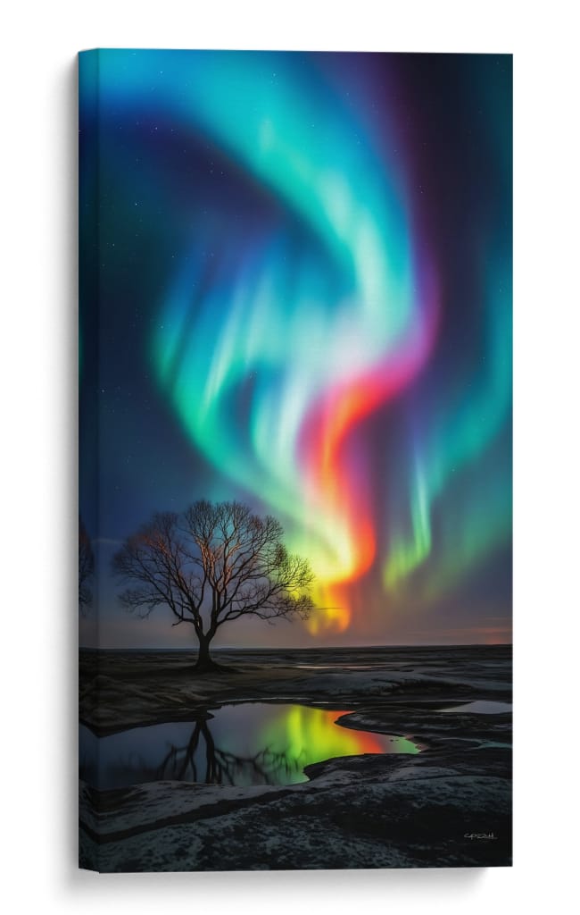 Aurora y el Árbol - Caperh | Cuadro decorativo de Canvas Lab