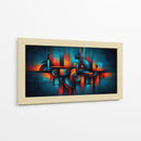 Azul y Naranja - Caperh | Cuadro decorativo de Canvas Lab