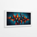Azul y Naranja - Caperh | Cuadro decorativo de Canvas Lab