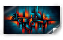 Azul y Naranja - Caperh | Cuadro decorativo de Canvas Lab