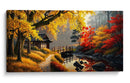 Cabaña en el Otoño - Caperh | Cuadro decorativo de Canvas Lab