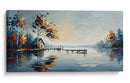 Cabaña Junto al Lago - Caperh | Cuadro decorativo de Canvas Lab