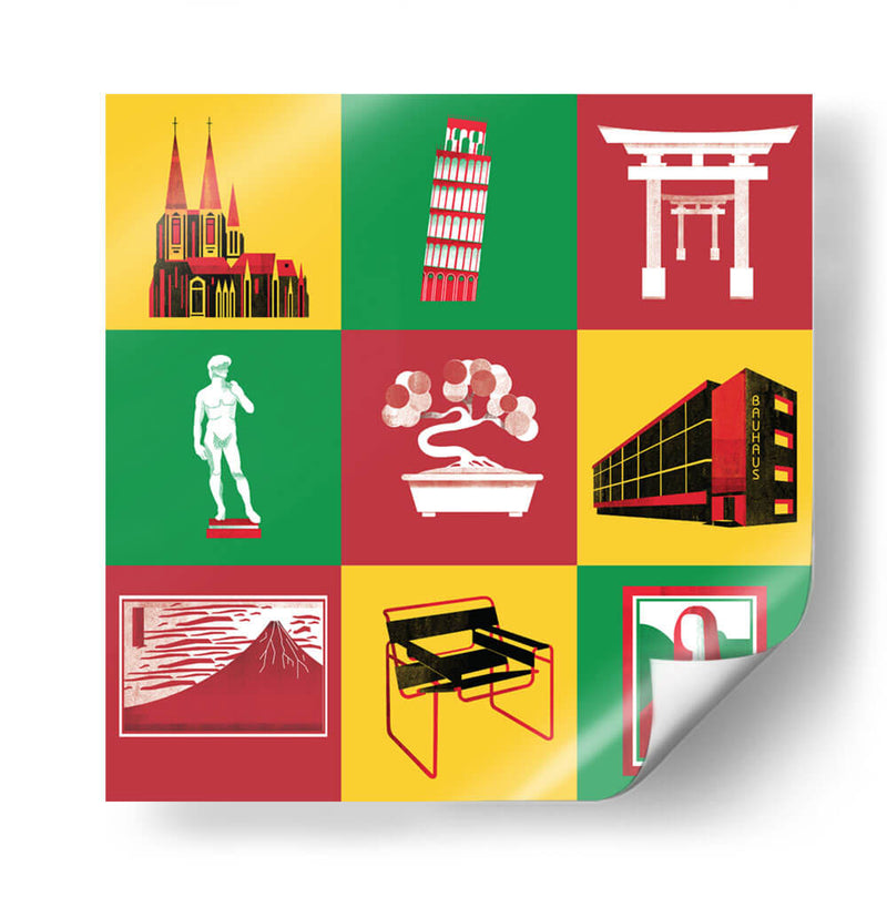 Arte mundial | Cuadro decorativo de Canvas Lab