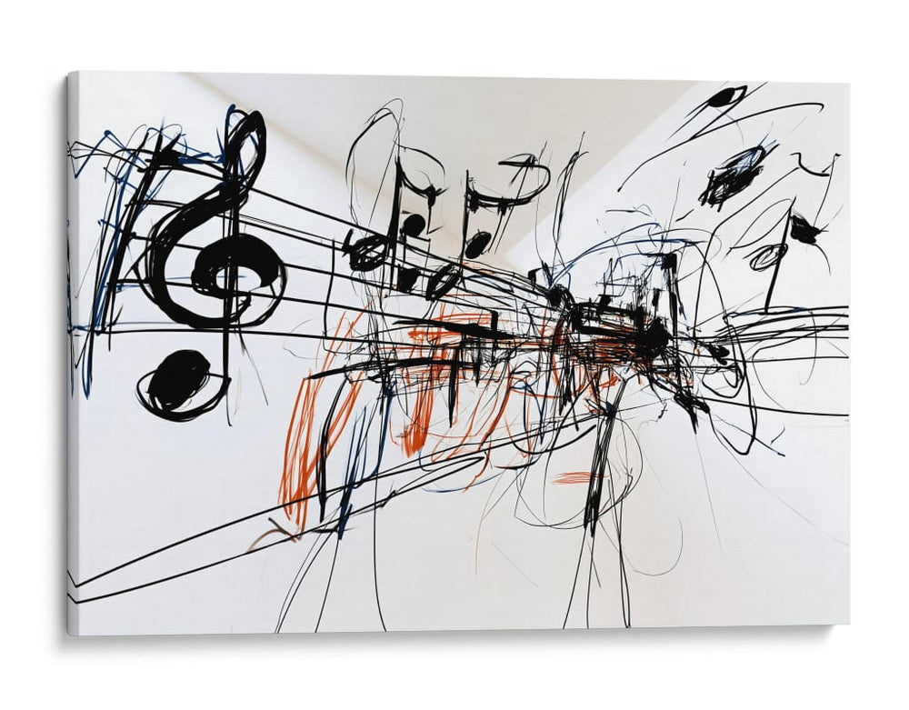 Notas musicales realismo - DIEGO D L | Cuadro decorativo de Canvas Lab