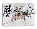 Notas musicales realismo - DIEGO D L | Cuadro decorativo de Canvas Lab